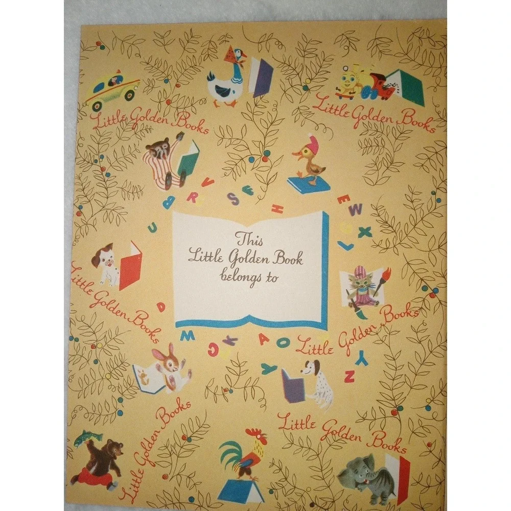 1954 1st Printing Vintage A Little‎ Golden Book Heidi
